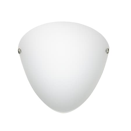 Kailee Wall Sconce, Opal Matte, Satin Nickel Cap Finish, 1x8W LED
